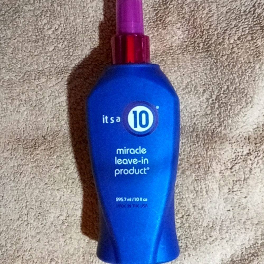 (2) It's a 10 MIRACLE LEAVE IN PRODUCT 10 OZ